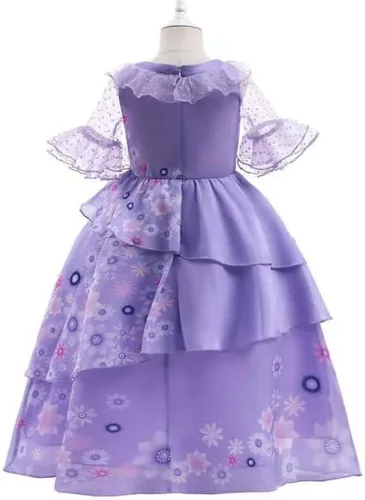 Vista 2 de Disfraz de Halloween vestido de princesa disfraz de cosplay para niñas y niños