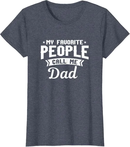 Vista 54 de My Favorite People Call Me Dad - Camiseta divertida, Negro, S