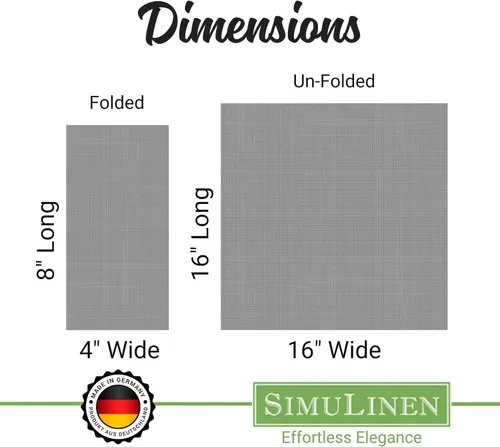 Vista 5 de SimuLinen Servilletas de Cena Desechables Amethyst - Servilletas de Papel Moradas con Sensación de Lino Similar a Tela para Bodas, de Lujo 16"x16