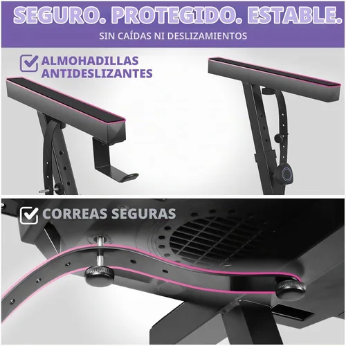 Vista 4 de Liquid Stands - Soporte para teclado con ruedas – Estilo Z ajustable y portátil, profesional, soporte resistente para piano digital en negro – Para