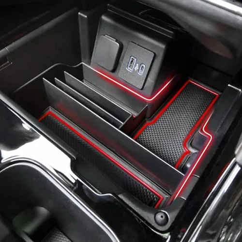 Vista 12 de Autorder Organizador de almacenamiento para debajo del asiento F150 para Ford F150 2015-2025 2026 y Ford F250 F350 F450 2017-2026 Accesorios