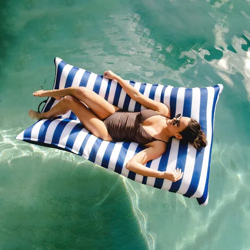 Vista 3 de Big Joe Lagoon Lounger No Inflation Needed Pool Float
