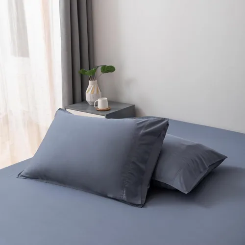 Vista 21 de Bella Coterie - Juego de fundas de almohada de bambú de lujo de tamaño estándar, 100% viscosa de bambú cultivada orgánicamente, ultra suave, Negro