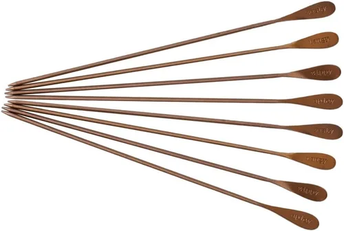 Vista 3 de Tastefully Simple Bloody Mary - Brochetas de cóctel para bebidas, 10 pulgadas, juego de 4
