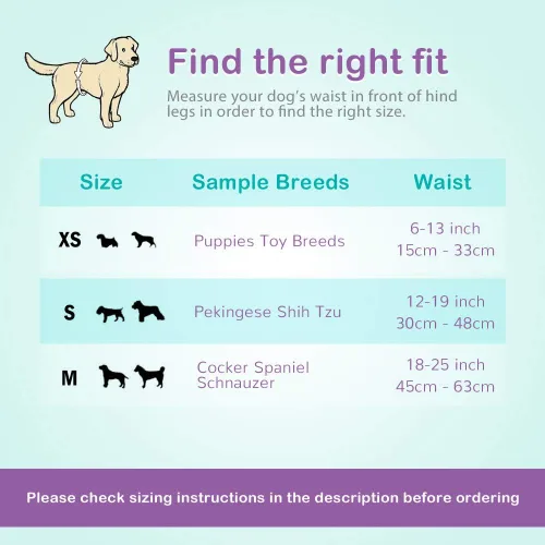 Vista 6 de Pañales absorbentes para el vientre para perros machos