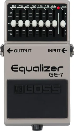 Vista 7 de Pedal de EQ de 7 bandas BOSS GE-7 y Pedal supresor de ruido NS-2