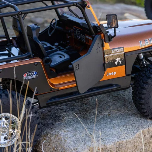 Vista 19 de Axial 1/10 SCX10 III Jeep CJ-7 4X4 RTR cepillado RC Rock Crawler, cobre
