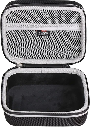 Vista 3 de FBLFOBELI Estuche de almacenamiento duro para Brother P-Touch PTM95/PT90/PT45M Handy Label Maker (solo la caja) (negro) Hard EVA Shell, Shockproof