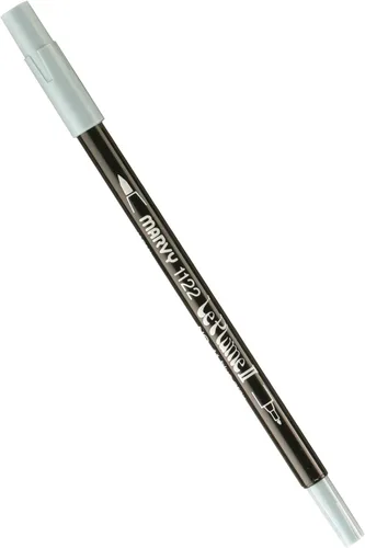 Vista 47 de Uchida 1122-C-3 Marvy Extra Fine Tip Le Plume II Rotulador de doble punta, azul