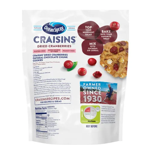 Vista 4 de Ocean Spray Craisins Arándanos Rojos Secos Originales, Paquete de Valor de 24 Onzas