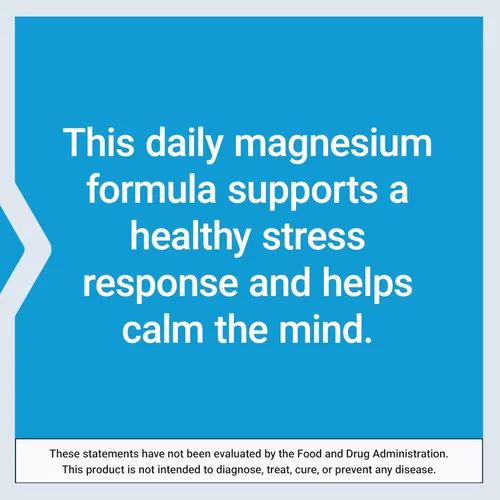 Vista 6 de Life Extension Calm-Mag, Acetil Taurinato de Magnesio, Fórmula Diaria de Manejo del Estrés, Apoya la Calma y la Relajación, Sin Gluten, Sin OGM