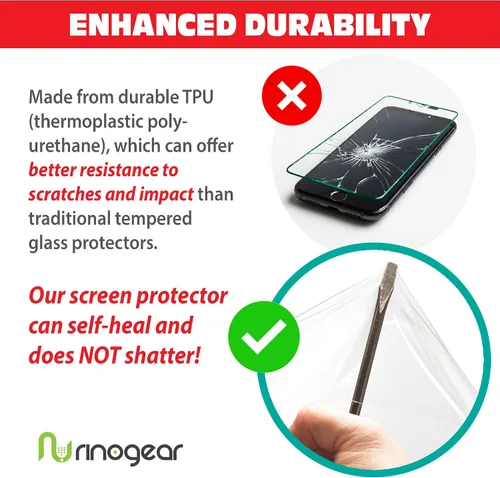 Vista 4 de Paquete de 8 protectores de pantalla para Fitbit Charge 6/Charge 5 [película transparente flexible], accesorios compatibles con fundas