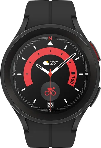 Vista 6 de SAMSUNG Galaxy Watch Pro 5 1.772in LTE Smartwatch con rastreador de cuerpo, salud, fitness y sueño, batería mejorada, cristal de zafiro, seguimiento