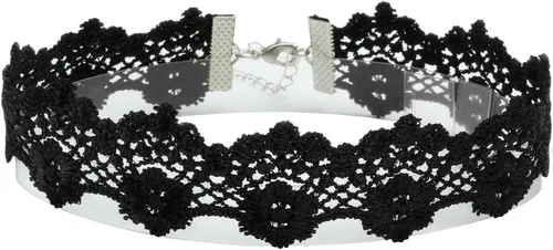 Vista 5 de EIGSO 2-30pcs Conjunto de collares de lazo de terciopelo para mujeres, gargantilla ajustable de encaje gótica