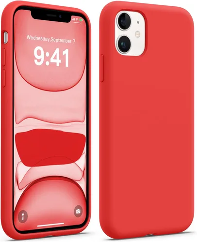 Vista 13 de AOTESIER Compatible con Funda iPhone 11, [Silicona de Grado Alimenticio] Protección Completa de Cuerpo Completo contra Caídas a Prueba de Golpes