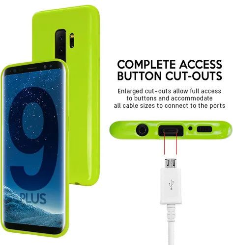 Vista 5 de Goospery Pearl Jelly - Carcasa para Samsung Galaxy S9 Plus (2018), color verde