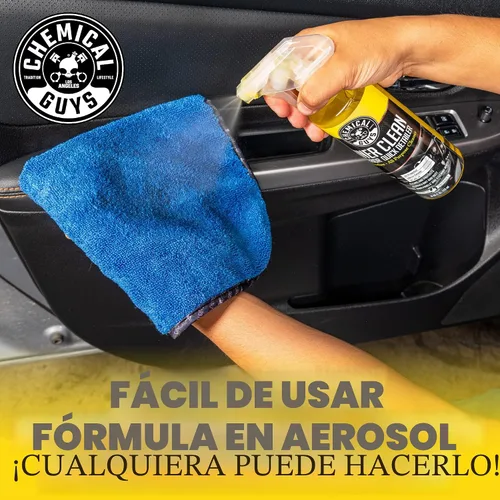 Vista 5 de Chemical Guys SPI_663_16 InnerClean Detallador y protector rápido de interiores (16 fl oz/473 ml), amarillo Spray-and-wipe detailer cleans and