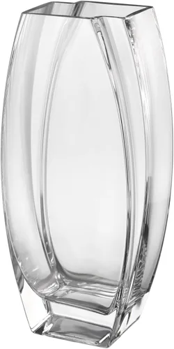 Vista 11 de Jarrón de cristal, amatista, 8 pulgadas de altura, resistente, fabricado en Europa, por Barski