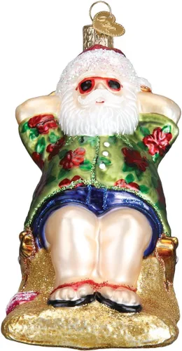 Vista 3 de Old World Christmas - Adornos: Surtido de adornos de cristal soplado para árbol de Navidad