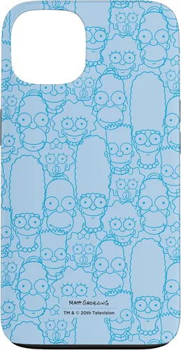 Vista 7 de Funda con estampado de personajes de The Simpsons Springfield para iPhone 16