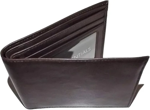 Vista 4 de Bosca Nappa - Cartera de piel con doble pliegue para DNI, color marrón oscuro