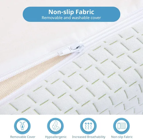 Vista 5 de IULULU Colchón de espuma viscoelástica de 10 pulgadas con funda de bambú, colchones de cama transpirables con certificado CertiPUR-US