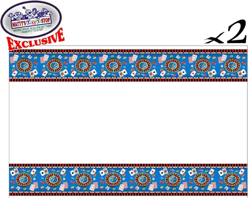 Vista 6 de Juego de suministros de fiesta temática de casino de lujo para 20 personas, incluye 20 platos grandes, 20 platos pequeños, 20 servilletas, 20 tazas