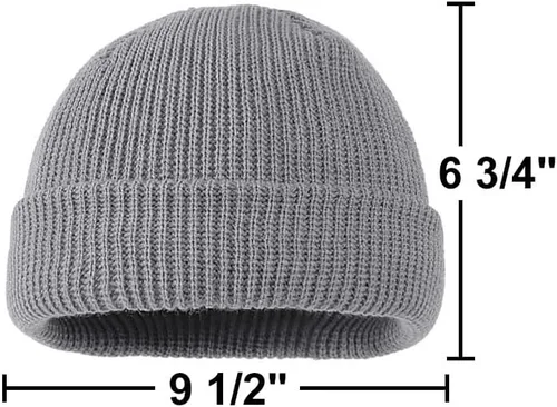 Vista 3 de TopTie Gorros de punto de invierno para adolescentes, gorro de trineo cálido y suave