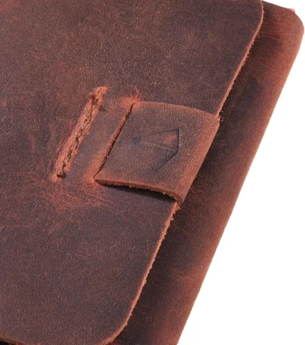 Vista 7 de TXEsign Top Grain - Funda de piel auténtica con cierre magnético