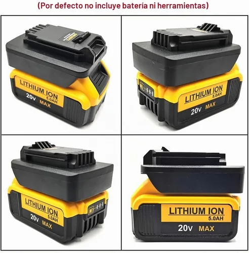 Vista 4 de Convertidor adaptador para Dewalt a Porter Cable/Black+Decker 20V