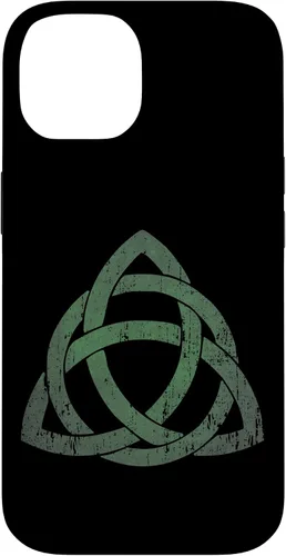 Vista 4 de Funda gráfica de símbolo cristiano triquetra con nudo celta irlandés para iPhone 16