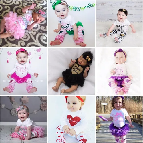 Vista 6 de First Birthday Pumpkin Baby Girl Personalized Name Bodysuit This Pumpkin is One Optional Accessories