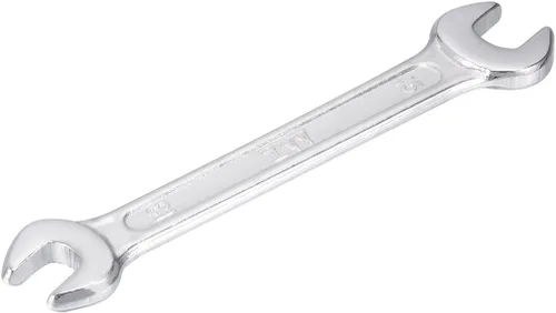 Vista 7 de uxcell Llave métrica doble de extremo abierto cromada, 0.394 in x 0.472 in