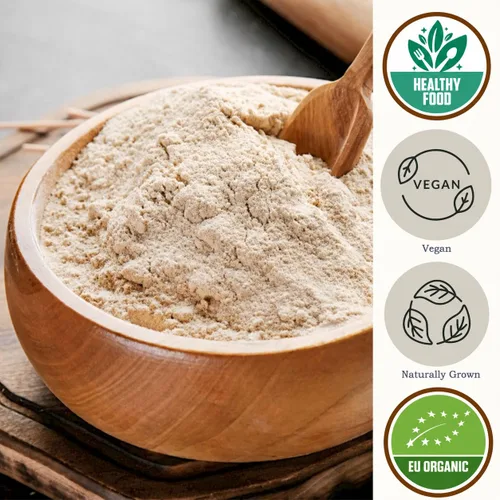 Vista 3 de Harina de centeno orgánica para pan a granel 2.8 lb - Harina de pan para hornear Great for Pumpernickel and Bread Machine - 100% Whole Rye Grain