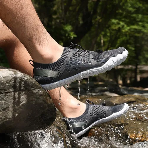 Vista 8 de NORTIV 8 Zapatos de agua para hombre, descalzos, atléticos, ligeros, deportivos, zapatos acuáticos, para natación, al aire libre, pesca, senderismo