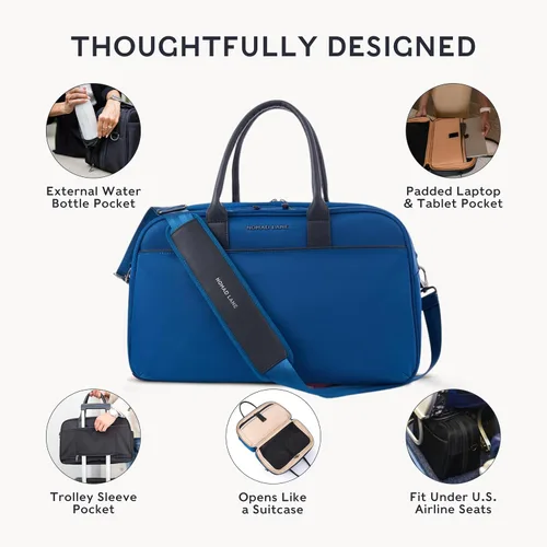 Vista 2 de Nomad Lane Bolsa de viaje para equipaje de mano, maleta duradera y ligera. Bolsa Bento, bolsa de viaje para artículos personales para hombres