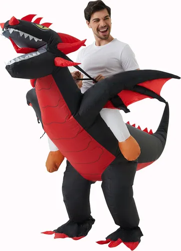 Vista 3 de ZYJ-AWASA Disfraz inflable de Halloween, disfraz de Navidad para Halloween, fiesta de Navidad, carnaval