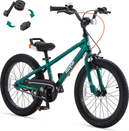 Vista 36 de RoyalBaby EZ Kids Bike 12 14 16 18 20 Inch Balance Pedal 2-in-1 Training Bicycle Boys Girls Ages 3 to 12 Years Easy Learn for Beginners