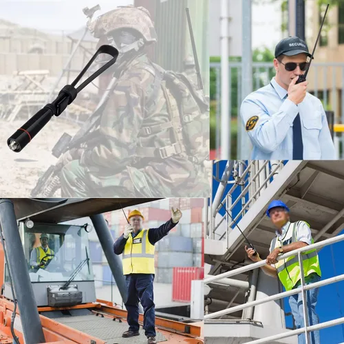 Vista 4 de HYS Antena SMA hembra 15.3 pulgadas plegable doble banda UV VHF/UHF 144/430Mhz CS Tactics Antenas para Kenwood TYT BAOFENG UV-82 UV-B5 GT-3 BF-F8HP