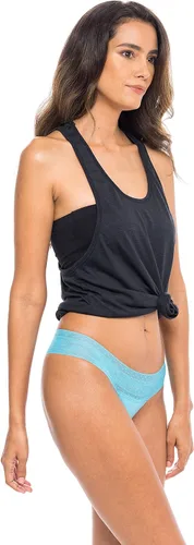 Vista 3 de Sexy Basics Tanga sexy de encaje fino con espalda en T y cintura baja en V para mujer bragas transparentes - Paquetes múltiples