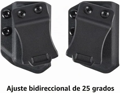 Vista 4 de 2-Pack Portacargadores Universales IWB/OWB Compatibles con Cartuchos de 9mm/.40 de Pila Única
