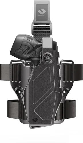 Vista 10 de Orpaz Funda Taser X26P compatible con Axon TASER X26P para autodefensa, cuenta con un mecanismo de retorno automático de seguridad, unisex