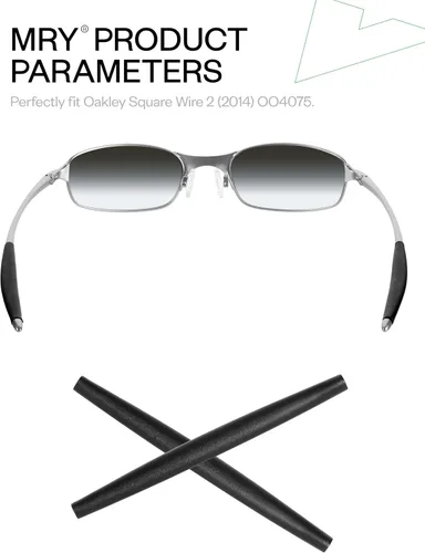 Vista 2 de Mryok Reemplazo Earsocks para gafas de sol Oakley Square Wire 2 (2014) - Opciones