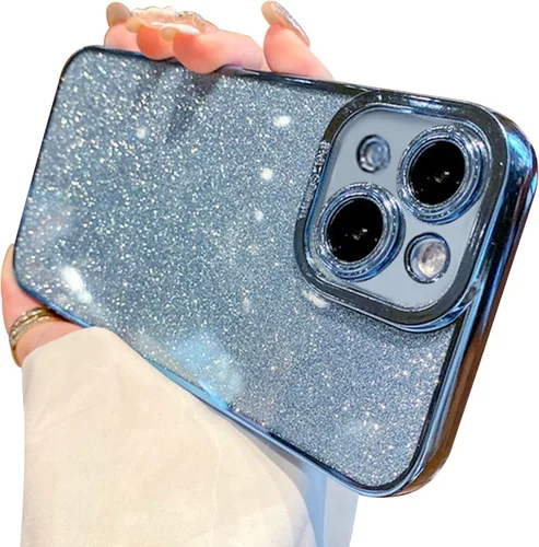 Vista 33 de Funda compatible con iPhone 11 Pro con purpurina, de lujo, linda, flexible, cubierta chapada, protección de cámara, a prueba de golpes, funda