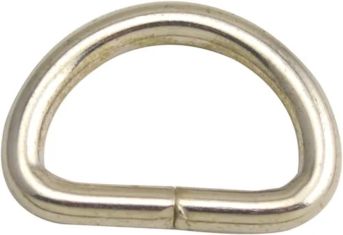Vista 7 de Wuuycoky Silvery D Rings Buckles D-ring Non-welded For Webbing Strapping 0.5" / 0.6" / 0.8" / 1" / 1.25" / 1.5" / 2" Optional