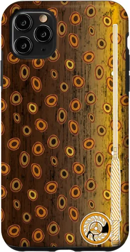 Vista 13 de Funda de pescador con estampado de trucha marrón para iPhone 16