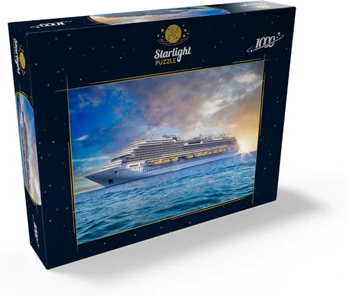 Vista 2 de MyPuzzle Cruise Ship in The Caribbean - Rompecabezas prémium de 1000 piezas para adultos