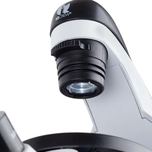 Vista 3 de IQCrew por AmScope 40X-200X Kids Inverted Microscopio compuesto para estudiantes