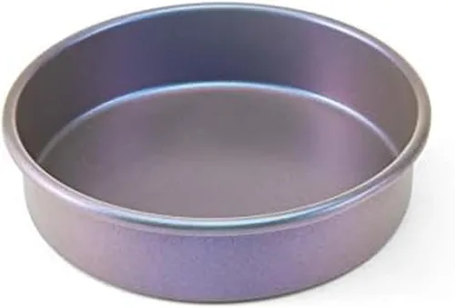 Vista 12 de Chicago Metallic Aurora - Sartén antiadherente, 12 tazas de magdalenas, iridiscente