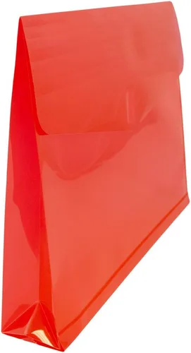 Vista 3 de JAM Paper sobres expandibles con cierre de velcro de 9 3/4 x 11 1/2 pulgadas con 1 pulgada de expansión, Rojo